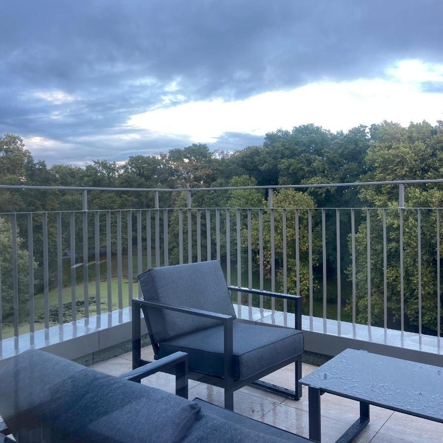 Apartmán Zentrales Penthouse Mit Blick Auf Schwanenteich Minden  Exteriér fotografie