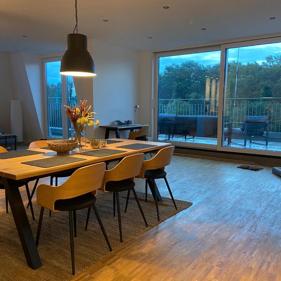 Apartmán Zentrales Penthouse Mit Blick Auf Schwanenteich Minden  Exteriér fotografie